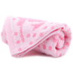 

Sanli towel home textiles cotton dog dragonfly children towel peach powder