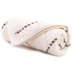 

Sanli towel home textiles cotton profile lattice towel pearl white