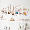 

Green reed third generation can be removed DIY decorative wall stickers photo wall Europe&the United States Building AY9011 donated kitchen anti-oil paste 2