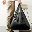 

Ou Runzhe garbage bag 40L trash canned with disposable black vest bag handle large thick cleaning bag 100 only installed