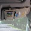 

Car kiss the whole car car sun visor CD folder car multi-function disc clip beige