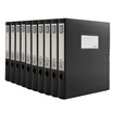 

Comix 10 loaded 55mm thick PP file box box A4 HC-55-10 black