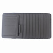 

Car kiss full leather car sun visor CD clip car multi-function disc clip black