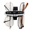 

TYPER car glasses folder YH-565 silver black 85 25mm rotatable vehicle dual card glasses folder universal