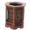 

Fen Shang wf-bt-149 Wenfangshengbao pen holder red syrup hexagonal pen holder