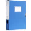 Deli deli 5606 Rui business series 3-inch sticky A4 file box blue single loaded