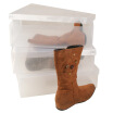 

thick transparent clamshell storage boots box boots 3 pieces