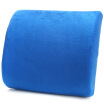 

Car kiss car home dual-use lumbar back rebound latex cotton back cushion lumbar cushion coffee color