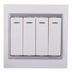 

Simon Electric simon S51041BY four open single control with fluorescent key switch 58 series 86 switch socket panel elegant white