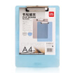 

Flexible deli 9256 transparent writing board clip mixed for A4 paper