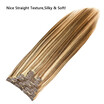 Bhf Hair Clip In Extensions Remy Human Straight Thick 100 Real 120G 20Inches P4613 bhf kopen in de aanbieding