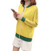 Oloey Fall 2018 New Korean Womens Round Neck Long Sleeve Knitted Sweater Cardigan Short Style Student Jacket oloey kopen in de aanbieding Oloey Fall 2018 New Korean Womens Round Neck Long Sleeve Knitted Sweater Cardigan Short Style Student Jacket oloey kopen in de aanbieding