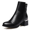 Idifu Womens Stylish Round Cap Toe Side Zipper Slouchy Ankle Booties Medium Block Heel Short Boots idifu kopen in de aanbieding Idifu Womens Stylish Round Cap Toe Side Zipper Slouchy Ankle Booties Medium Block Heel Short Boots idifu kopen in de aanbieding