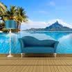 Sudeste de Asia 3D Wall Mural Wallpaper Paisaje Seaside Coconut Tree personalizado 3D Photo Wall Paper Bedding Room Sofá Telón de fondo de la TV