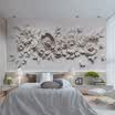 Personalizado Photo Wallpaper Estilo Europeo 3D Relieve Estereoscópico Flor Mural de Papel de Pared Dormitorio de la Pared de La Cabecera de la Habitación de Pintura