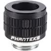 Chasers phanteks HTC1210 matte black computer split hard tube water cooling fittings G14 2 points thread 12mm hard tube special straight plug quick twisting hand twist adapter