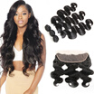 Bettylove Body Wave With Closure Lace Front 13X4 Peruvian Human Hair Frontal Closur bettylove kopen in de aanbieding