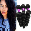Abalance Brazilian Loose Wave Human Hair Natural Black Virgin 7A 100 Unprocessed abalance kopen in de aanbieding