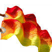 Yi Na Sheng Wu 1 Pair Dance Fans Bamboo Ribs Natural Silk Stage Performance Props Dye Belly Redorangeyellow Stripe yi na sheng wu kopen in de aanbieding Yi Na Sheng Wu 1 Pair Dance Fans Bamboo Ribs Natural Silk Stage Performance Props Dye Belly Redorangeyellow Stripe yi na sheng wu kopen in de aanbieding