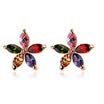 2018 new arrival fashion flower stud earring from women jewelry e4460