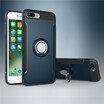 Apple Iphone 78 Plus Armor Car Magnetic Suction Ring Bracket Silicon TPU Hard PC Phone Case