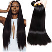 Yavida Hair Malaysian Virgin Straight 4 Pcs 7A Weave Bundles yavida kopen in de aanbieding