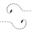 Pulse Macaw N1 Wired HIFI Headphones MMCX Interface Braided Silver Plated Cable Three-button Wire with Wheat Silver