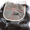 Osolovely Brazilian Human Hair 6X6 Lace Closure Bleached Knots Full huismerk kopen in de aanbieding