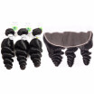 Siyo 7A Peruvian Virgin Hair With Frontal Closure 13X4 Loose Wave Ear To Lace Bundles Human siyo kopen in de aanbieding Siyo 7A Peruvian Virgin Hair With Frontal Closure 13X4 Loose Wave Ear To Lace Bundles Human siyo kopen in de aanbieding