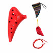 Ammoon 12 Hole Alto C Ocarina Vessel Flute Abs Material Sweet Potato Shape With 2 Protective Bags Musical Gift For Beginners ammoon kopen in de aanbieding