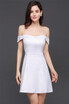 Babyonlinedress A Line Off The Shoulder White In Stock Prom Dress babyonlinedress kopen in de aanbieding