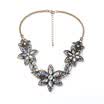 Aiyaya Royal Style Elegant Waterdrop Butterfly Heart Multilevel Flower 3 Colors Statement Choker Necklace