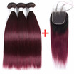 Hcdiva Ombre Color 3 Bundles With Lace Closure 1B99 Dark Roots Brazilian Straight Hair Virgin hcdiva kopen in de aanbieding Hcdiva Ombre Color 3 Bundles With Lace Closure 1B99 Dark Roots Brazilian Straight Hair Virgin hcdiva kopen in de aanbieding