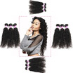 Glary Malaysian Virgin Human Hair 100 Unprocessed Kinky Curly Wholesale 3 Bundles Weaves Natural Black Color glary kopen in de aanbieding