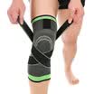 Compresión de tejido tridimensional Almohadilla de rodilla ajustable Transpirable Not Boring Almohadillas de rodilla unisex para adultos Diseño de cinturón de presión