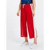 Pantalones de pierna ancha casuales de mujer Panel de rayas laterales con cordón Cintura pantalones cortos
