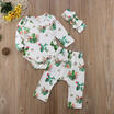Duopindun Newborn Infant Kids Baby Girl Boy Romperlong Pants Bodysuit Jumpsuit Outfits duopindun kopen in de aanbieding