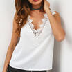 Duopindun Au Women Sexy Sleeveless Top Lace Vest Deep V Neck Blouse Ladies Casual Shirt duopindun kopen in de aanbieding
