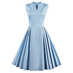 Gbtiger V Neck Bowknot Pin Up Fitflare Work Dress gbtiger kopen in de aanbieding