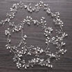 Canis Wedding Hair Vine Bridal Accessories Crystal Pearl Headband Long Chain Headpiece canis kopen in de aanbieding