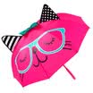 Baby boy umbrella parasol cute cartoon stereo shape umbrella glasses cat 46cm8K