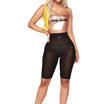 Meihuid New Ladies Full See Through Mesh Insert Hot Pant Legging Cycling Short Sexy meihuid kopen in de aanbieding