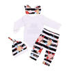 Meihuid Newborn Baby Girl Floral Clothes Romper Topsleggings 4Pcs Rainbow Outfits Set meihuid kopen in de aanbieding