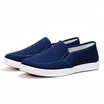 Novel Teez Cloth Shoes Mens Casual One Legged Lazy Breathable Flat Low Top Canvas novel teez kopen in de aanbieding