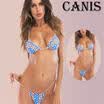 Bikini con sujetador con relleno atractivo para mujer Conjunto Traje de baño de dos piezas Vendaje Traje de baño