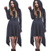 Meihuid Plus Size Lady Long Sleeve Hoodied Boho Women Party Bodycon Maxi Dress Clothing meihuid kopen in de aanbieding
