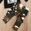 Casual Toddler Baby Kids Boys Tops de manga larga Pantalones de camuflaje Trajes de harén Set 0-5Y
