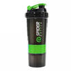 Duopindun Best 600Ml Sport Gym Protein Powder Drink Shaker Plastic Mixer Cup Bottle duopindun kopen in de aanbieding