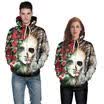 Sudadera con capucha para mujer Sudadera con estampado 3D Sudadera con capucha Chaqueta Pullover Tops gráficos