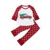 Niño pequeño Bebé Bebé Niña Árbol de Navidad Tops Puntos Pantalones Leggings Conjunto de traje casual